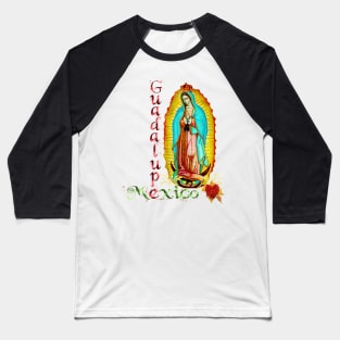 Our Lady Guadalupe Virgin Mary of Mexico Mexican Tilma Juan Diego 202-2020 Baseball T-Shirt